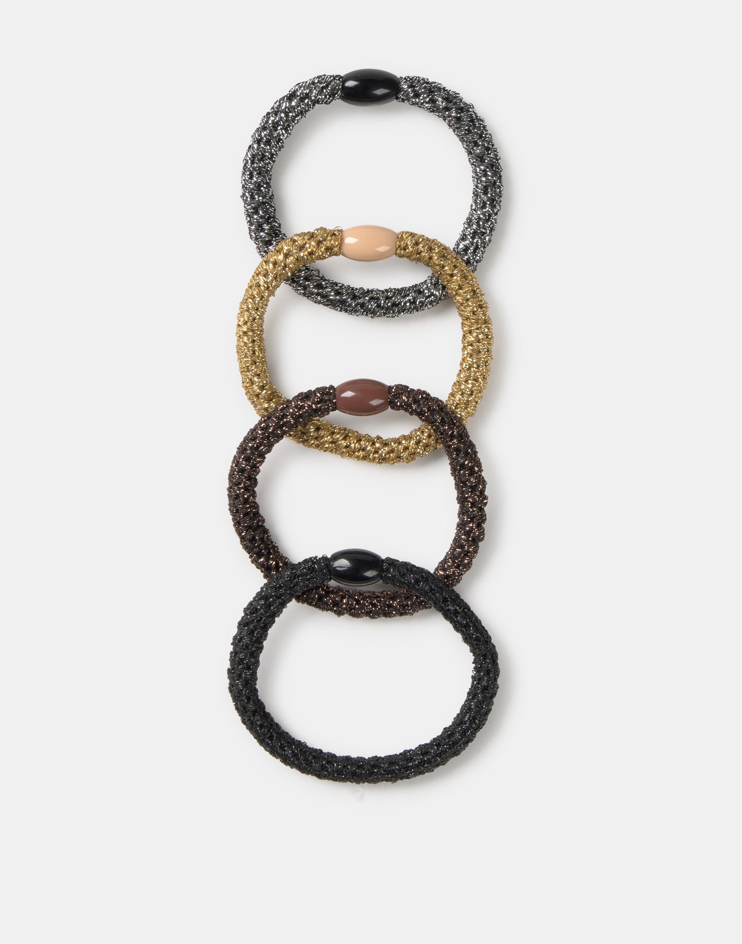 Pack mit 4 Haargummis