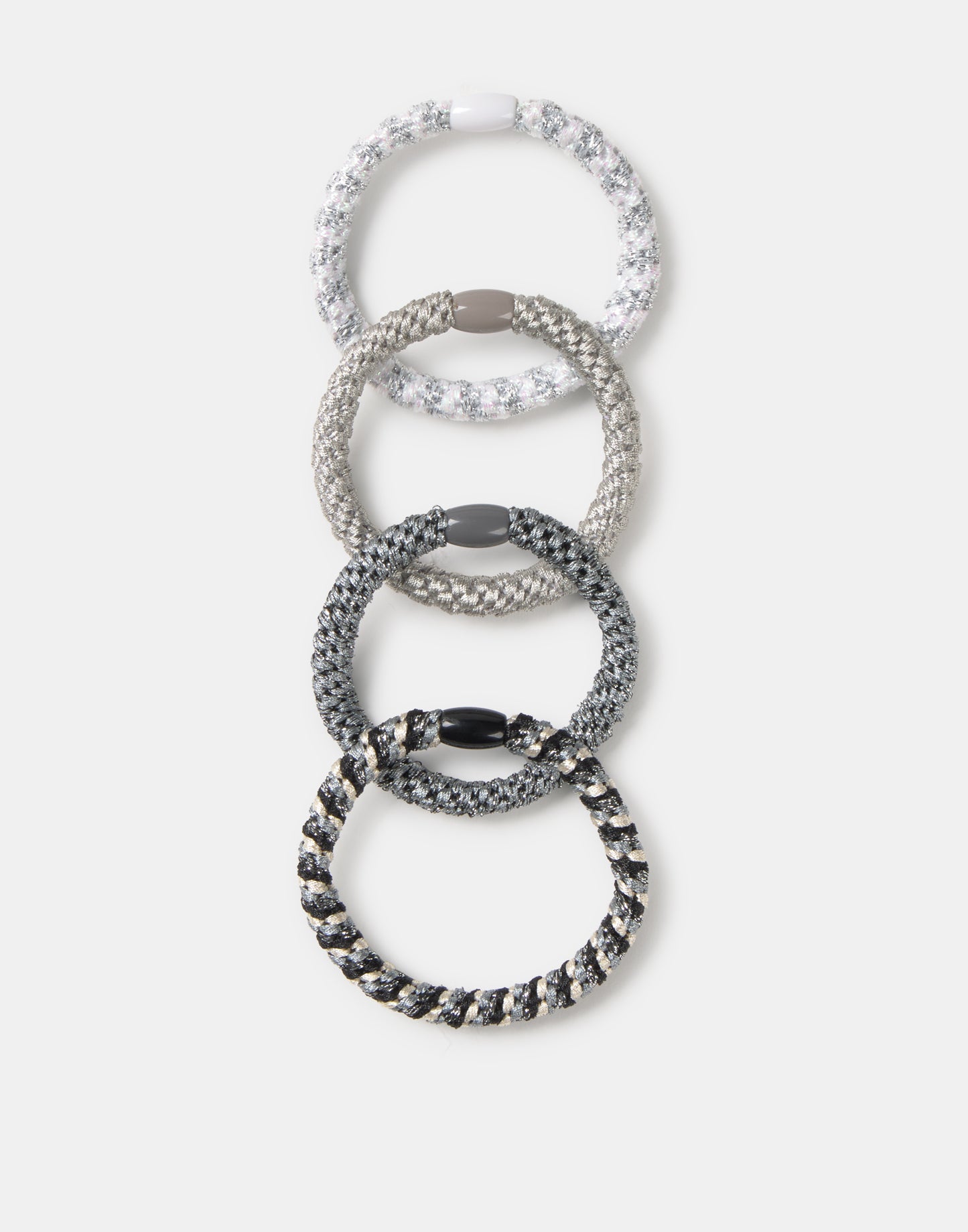 Pack mit 4 Haargummis