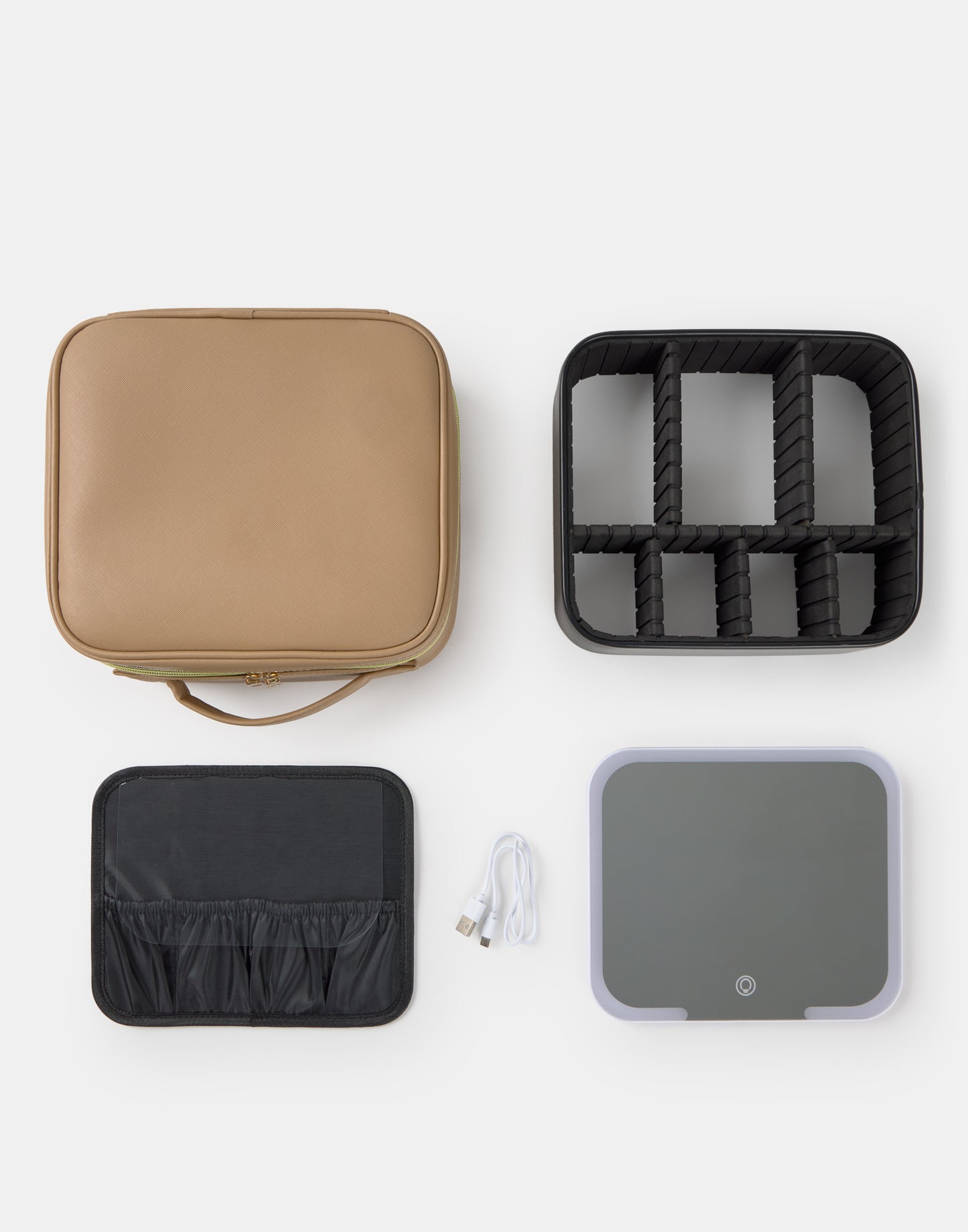 Make-up-Koffer mit LED-Spiegel