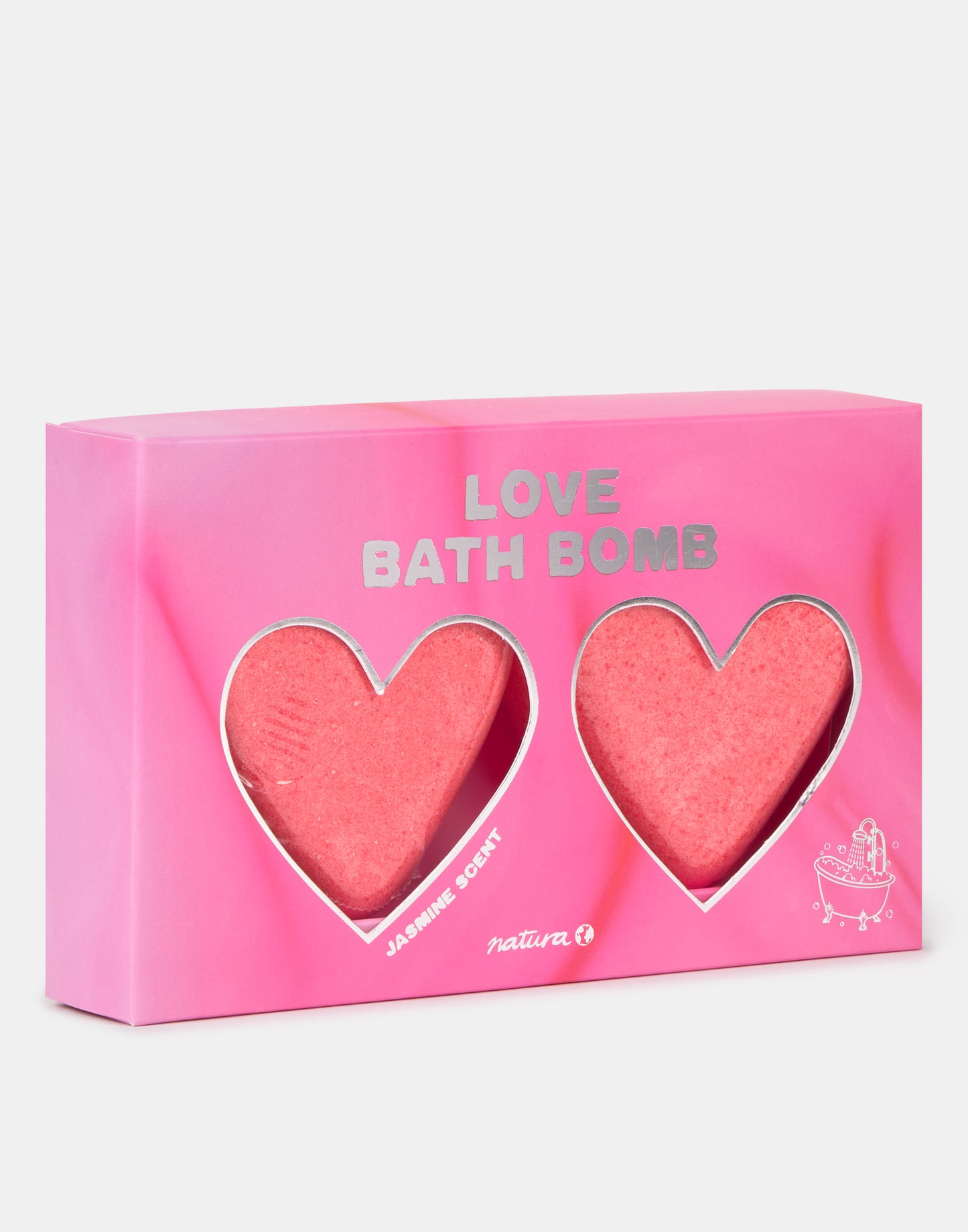 Set 2 bombe da bagno cuore