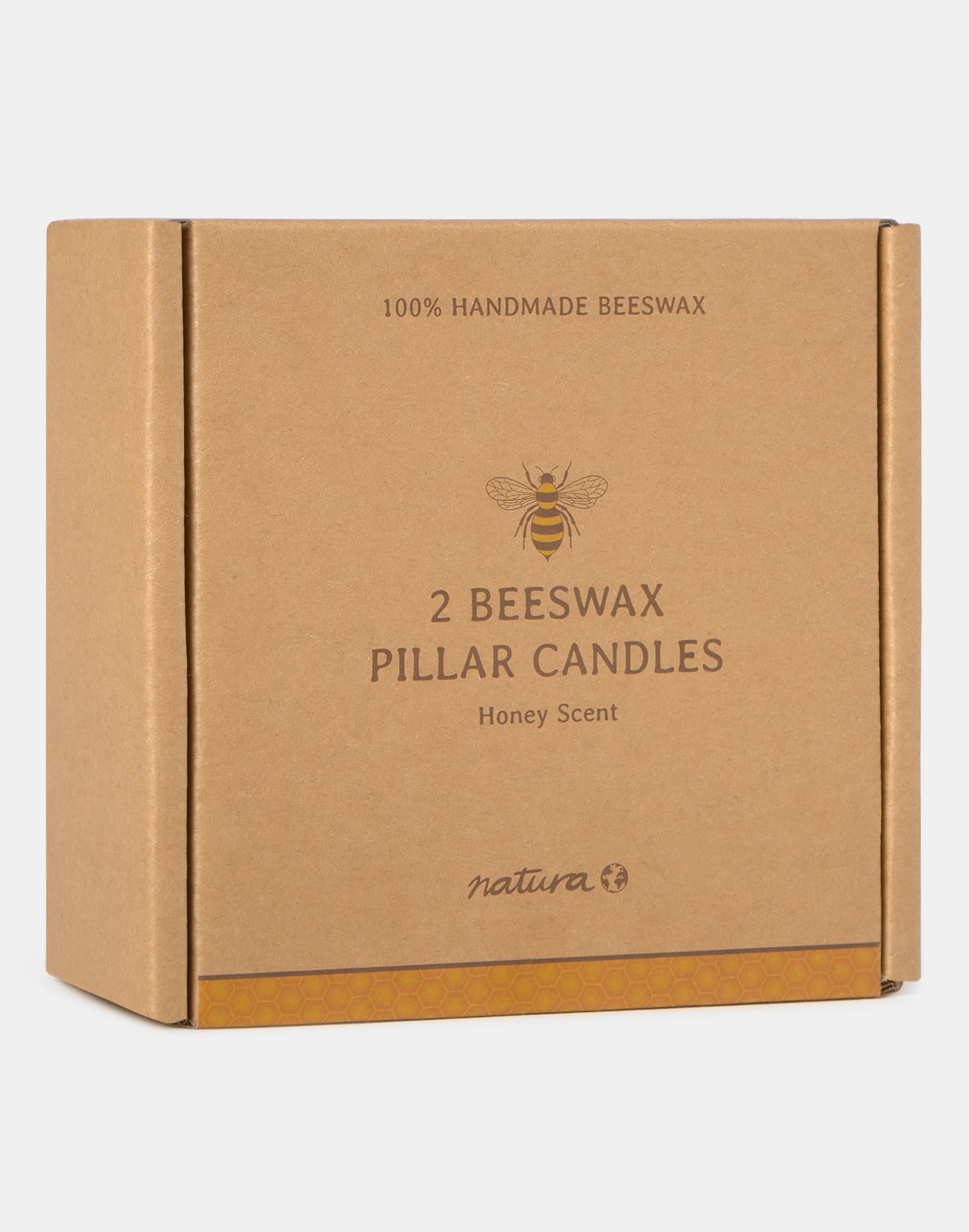 Set de 2 bougies en cire d’abeille