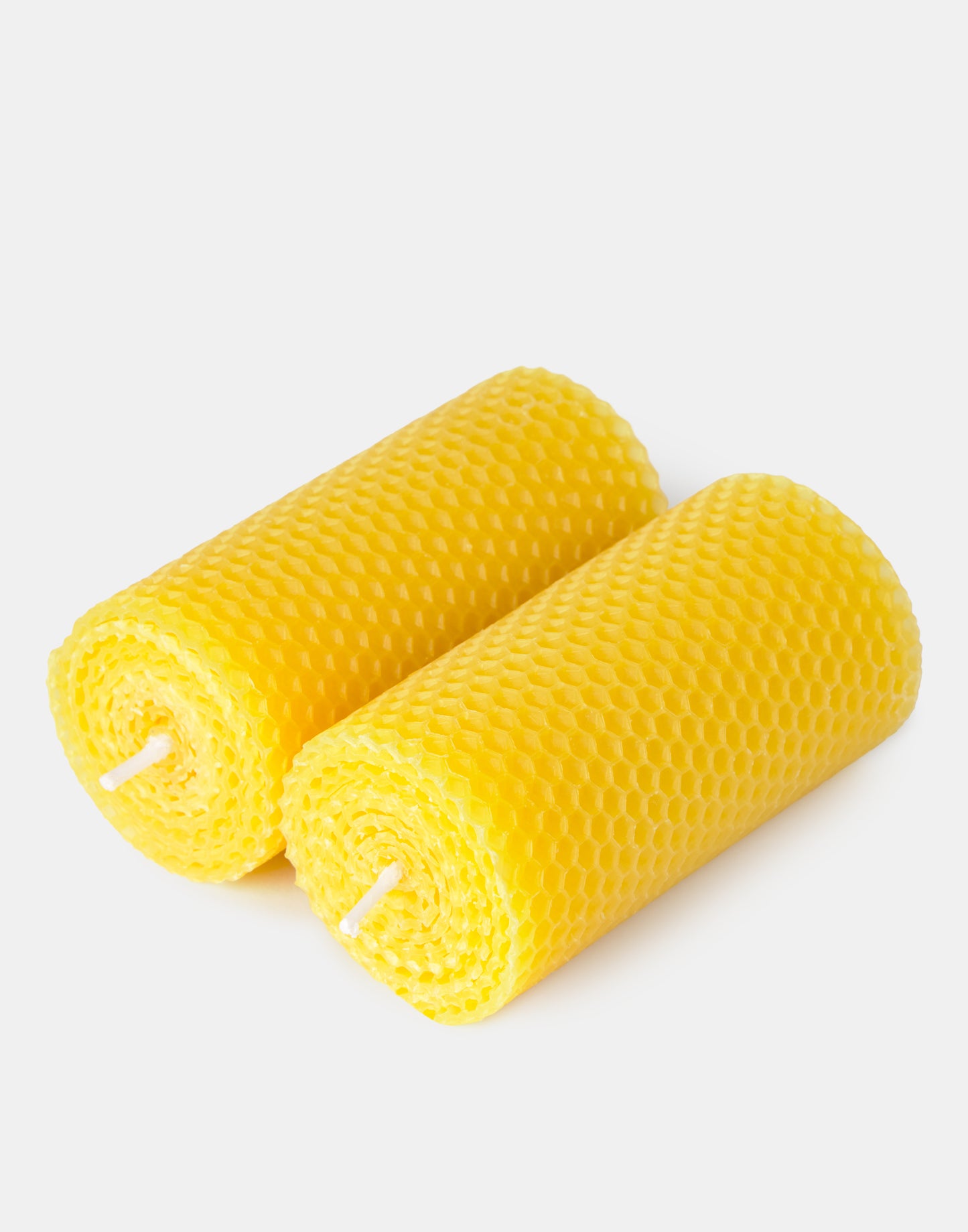 Set de 2 bougies en cire d’abeille