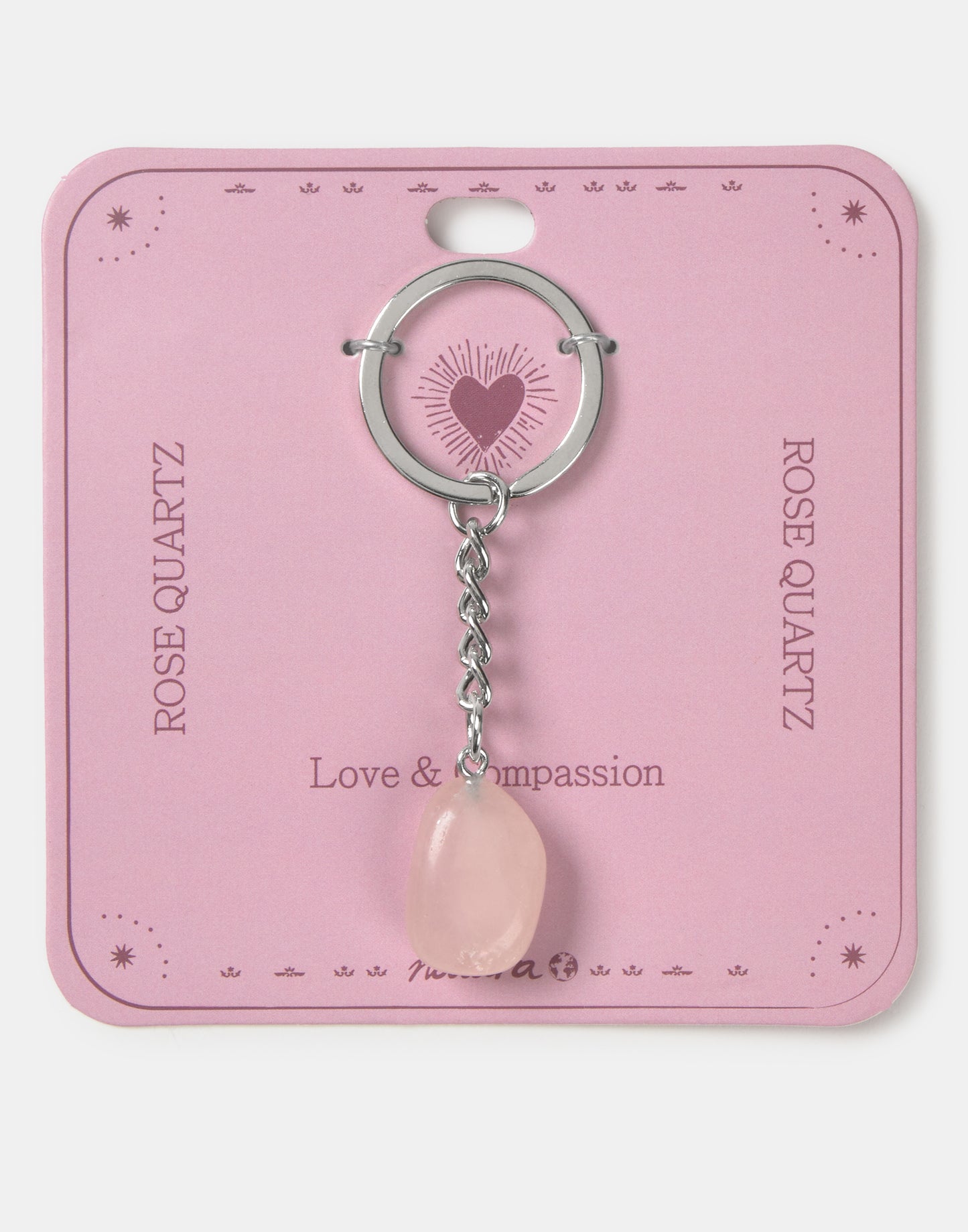 Llavero piedras naturales