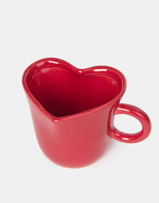 Taza forma corazón