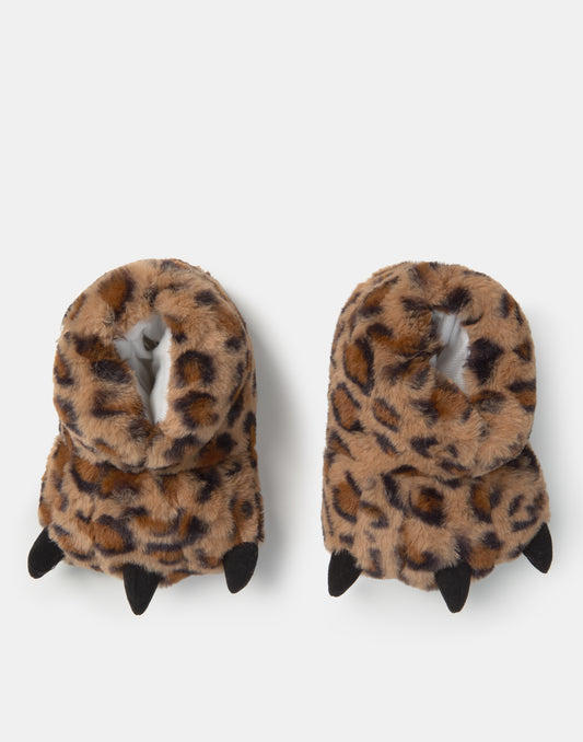 Zapatilla garra leopardo niños