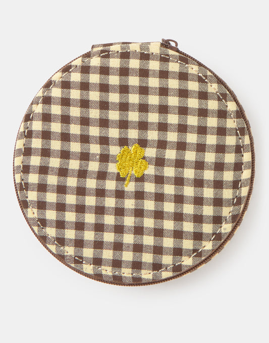 Joyero redondo vichy