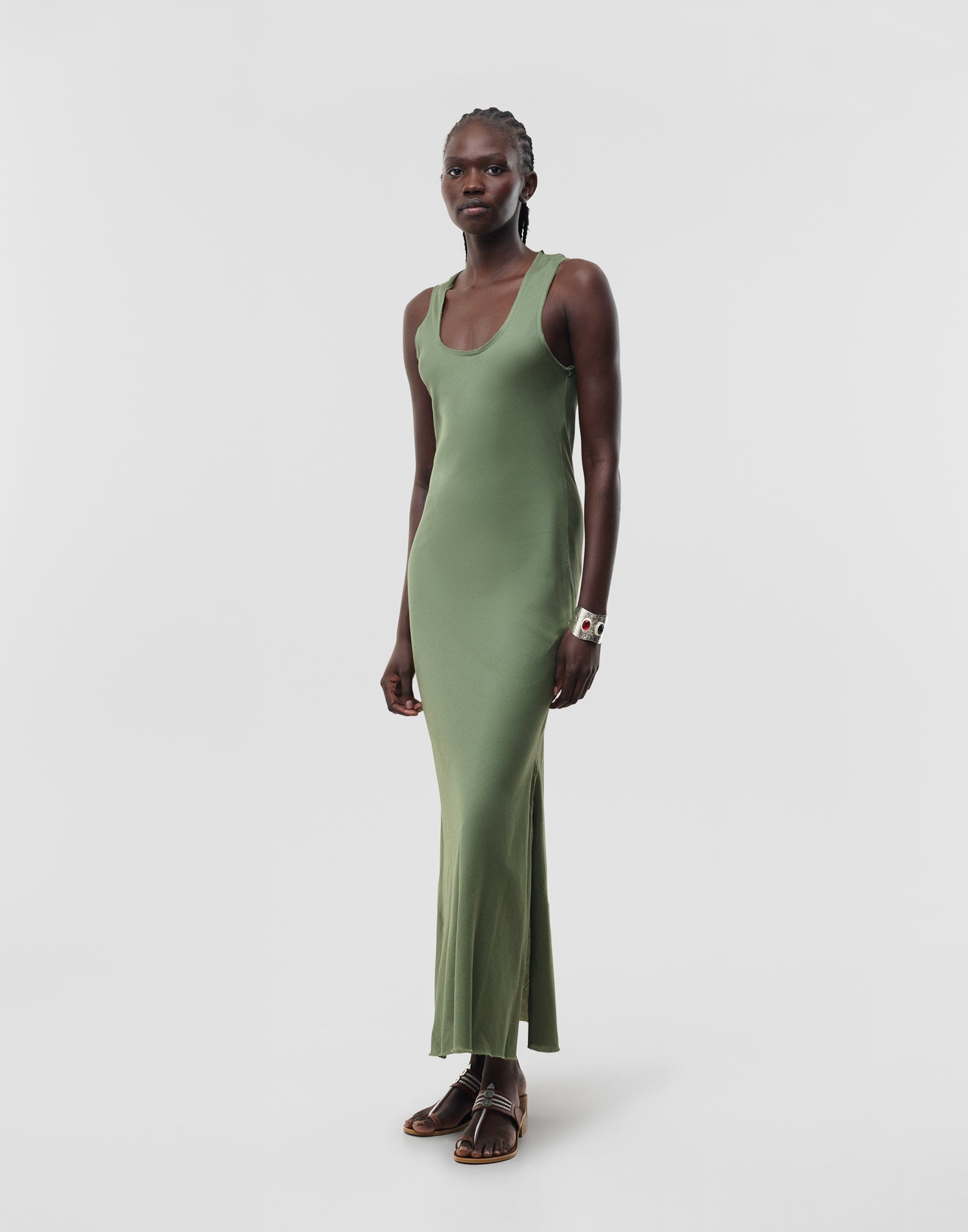 daria dress green – Natura Selection tag:Cardigan