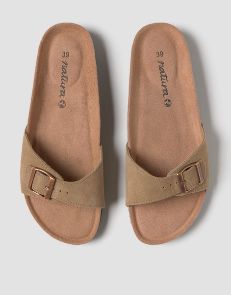 Sandalia pala ergonómica piel