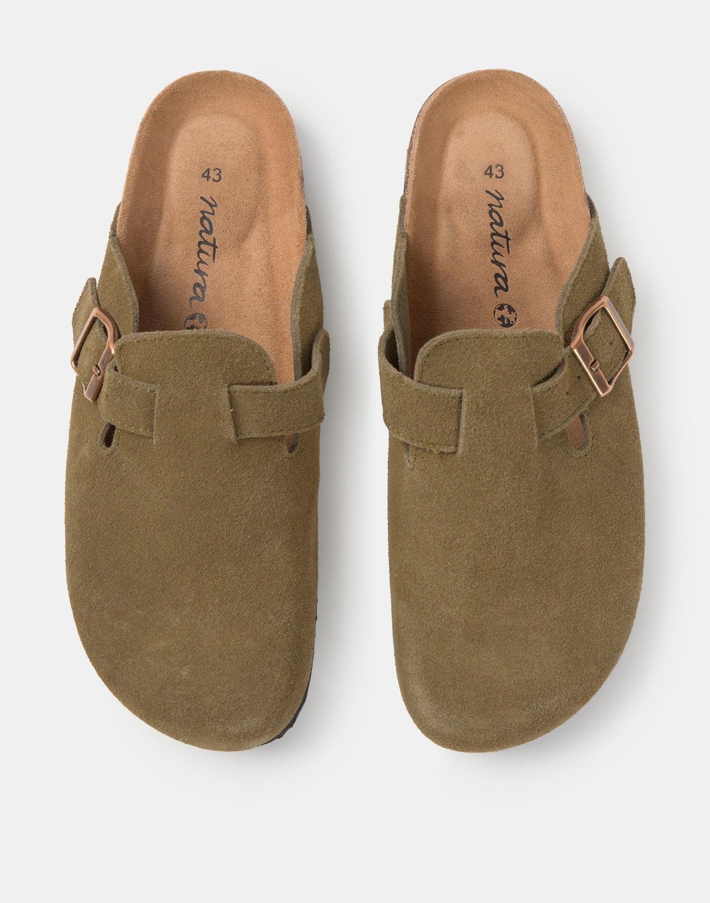 Zueco ergonómico piel hombre