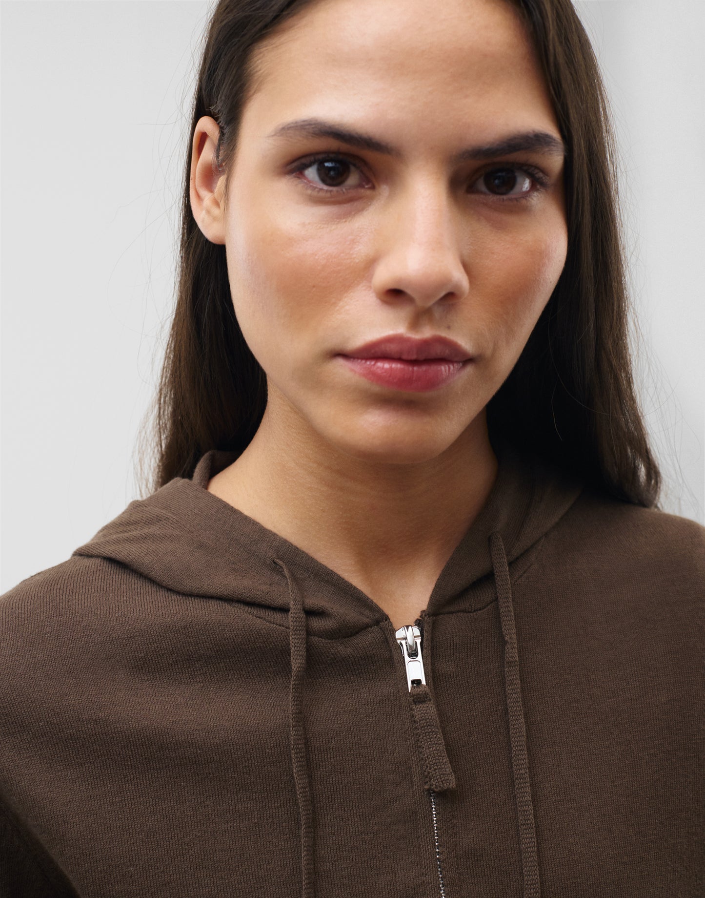 Chaqueta punto cremallera Flor