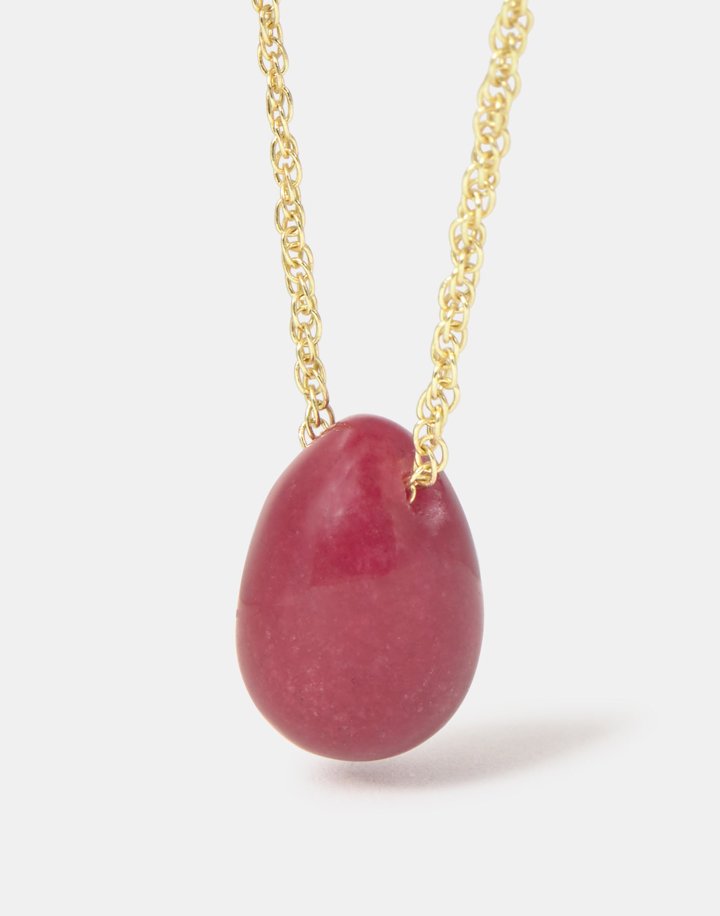 Red jasper charm necklace