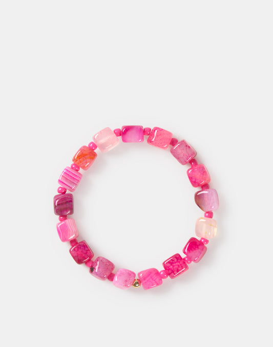 Pulsera elástica piedras