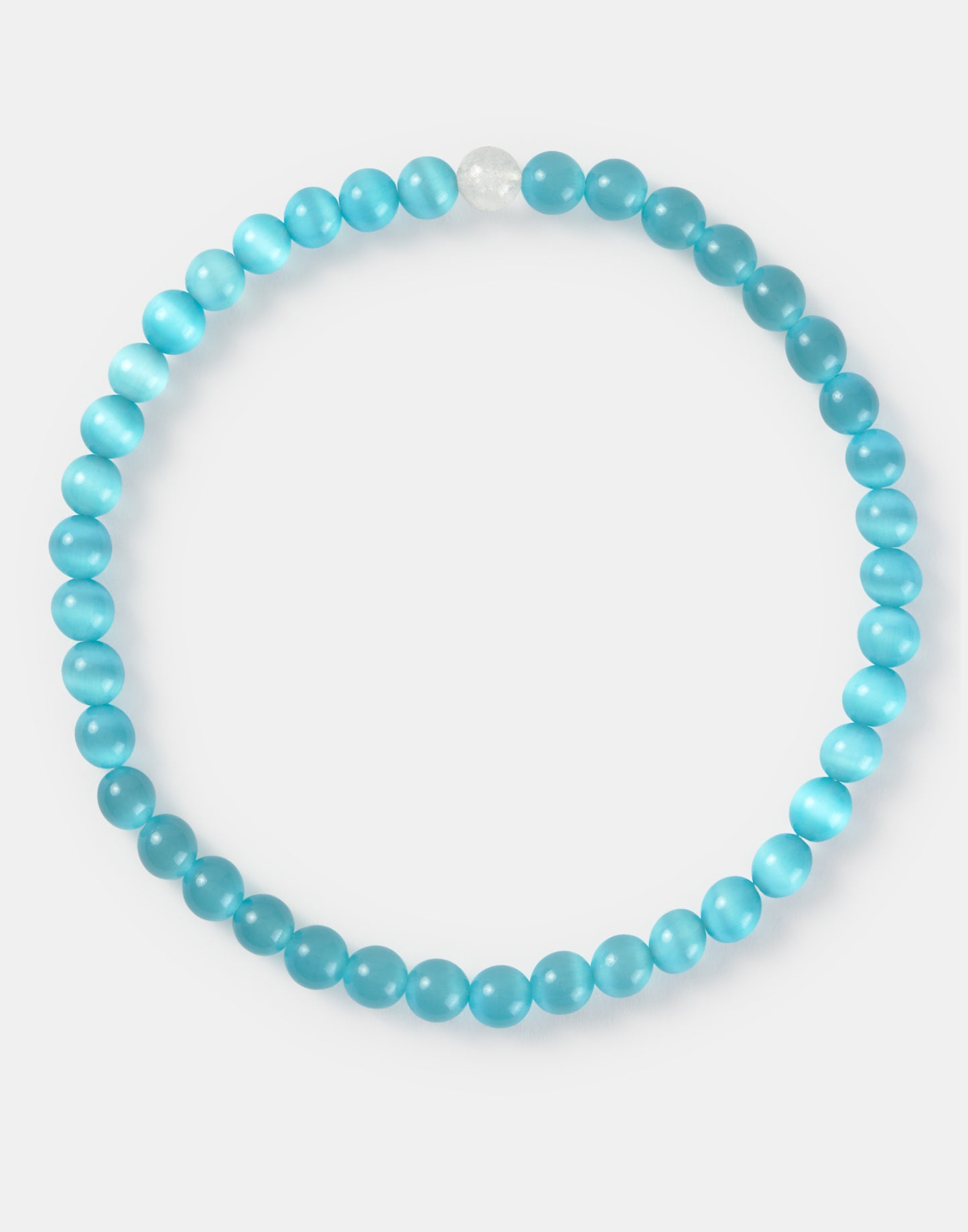 Round stone necklace