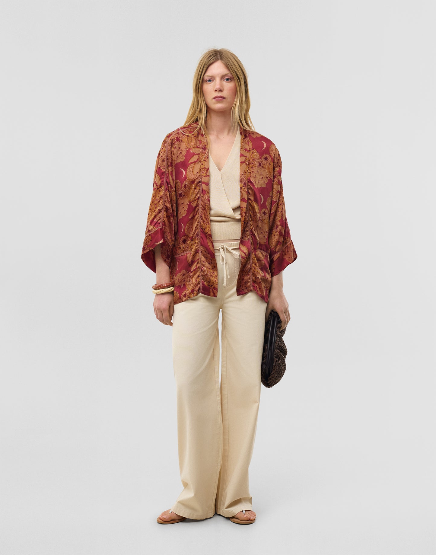 Short Lotus Kimono