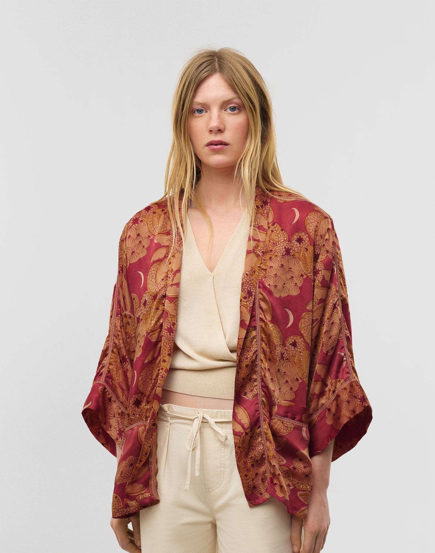 Short Lotus Kimono