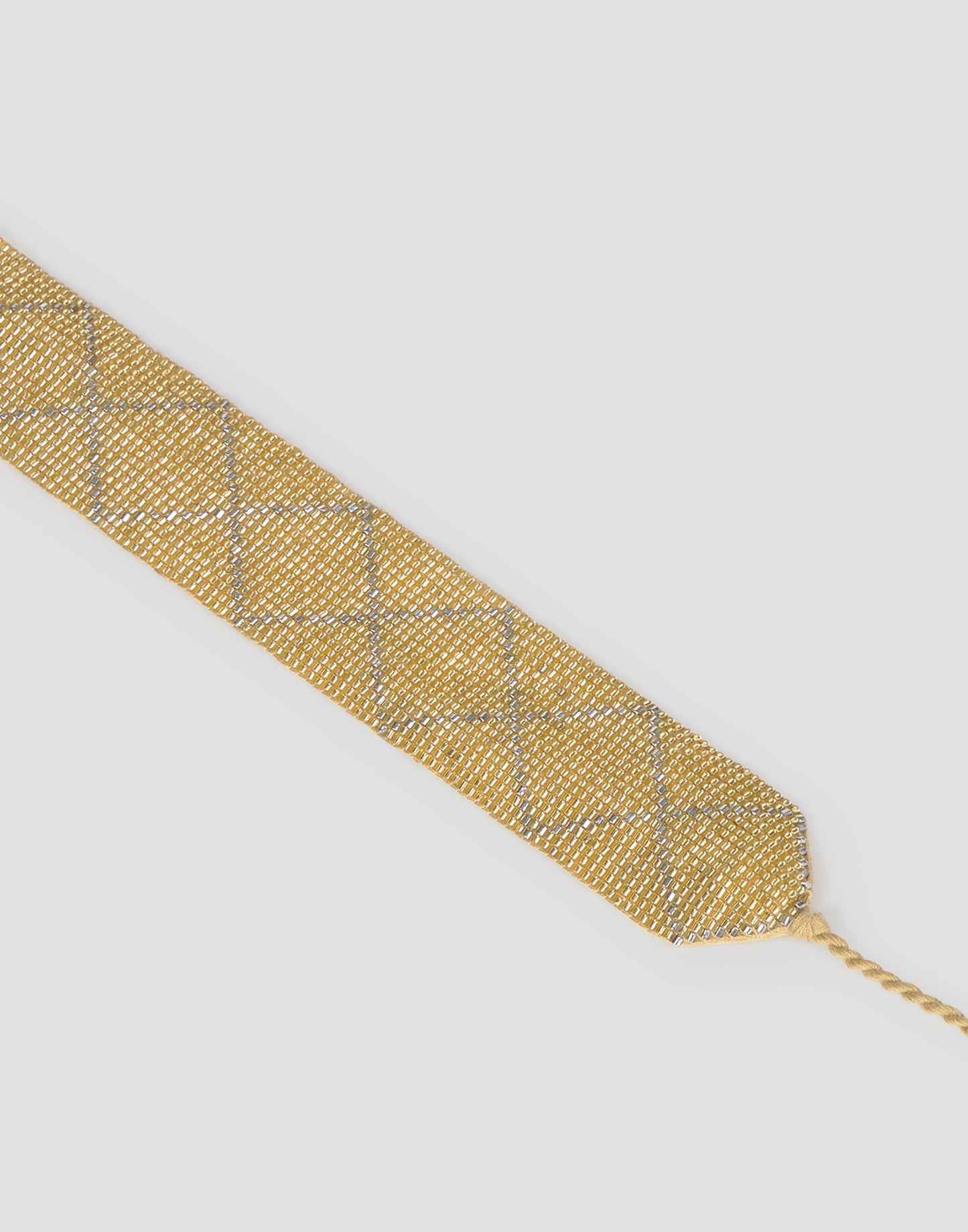 Cinturón multiposición beads dorados