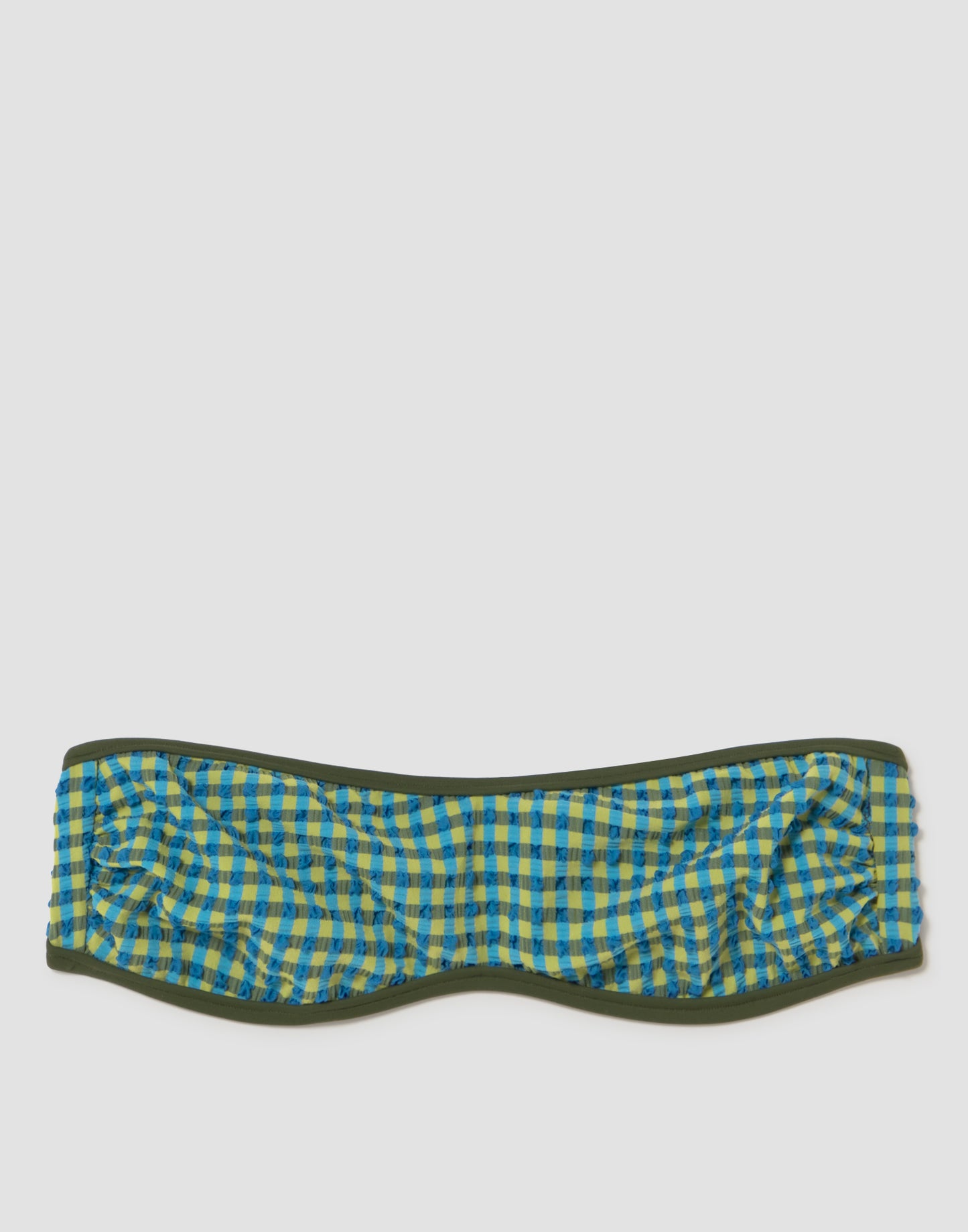 Haut de bikini bandeau vichy