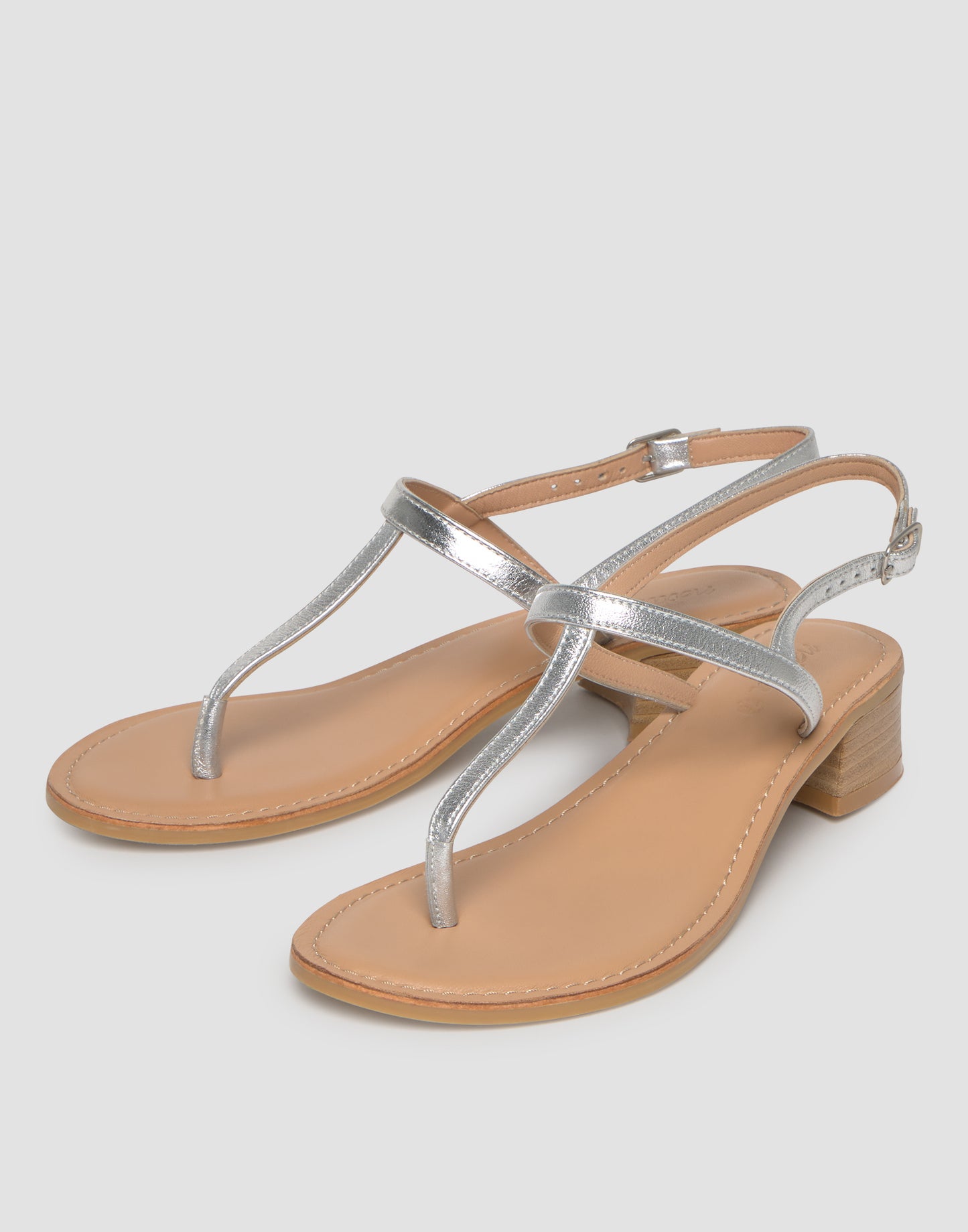 Sandalia tacón dedo pulsera