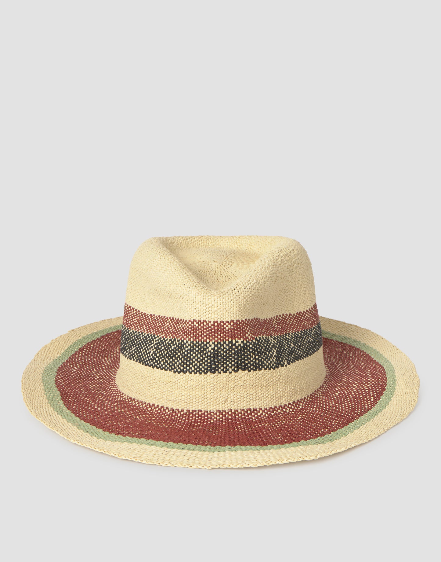 Sombrero cenefas tricolor