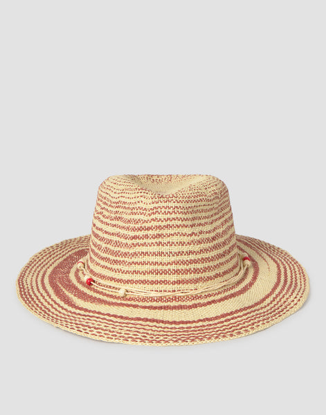 Chapeau à bordure perlée