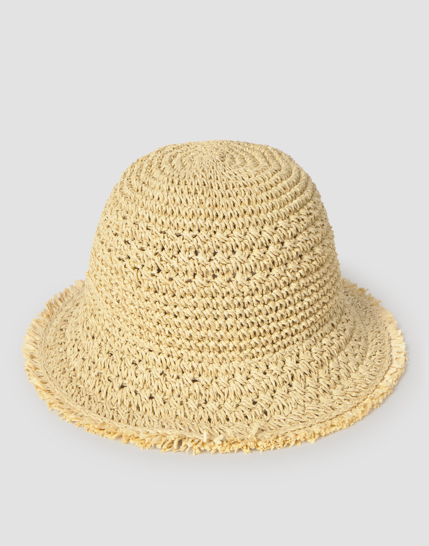 Gorro estructura flecos