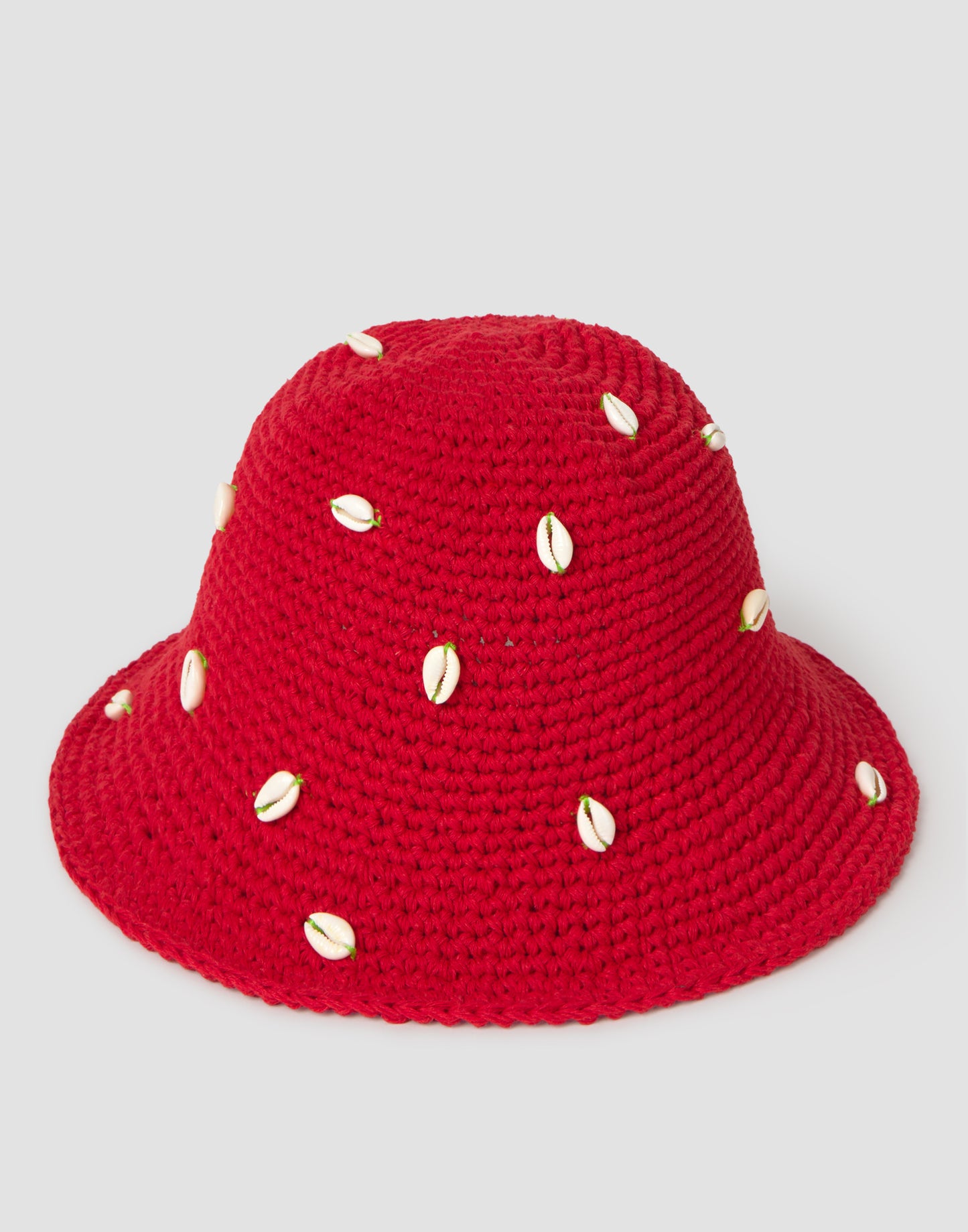 Bonnet crochet coquillages