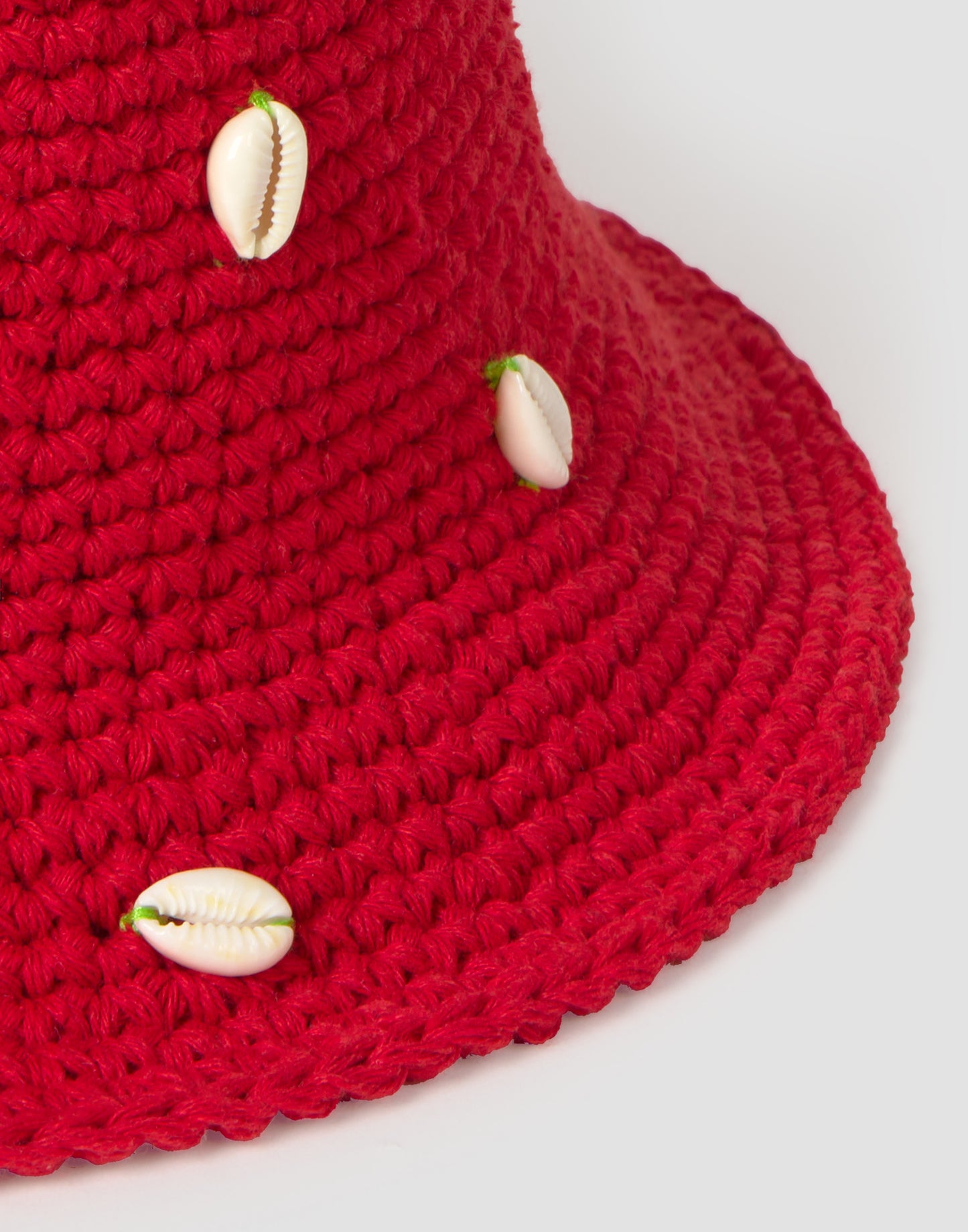 Bonnet crochet coquillages