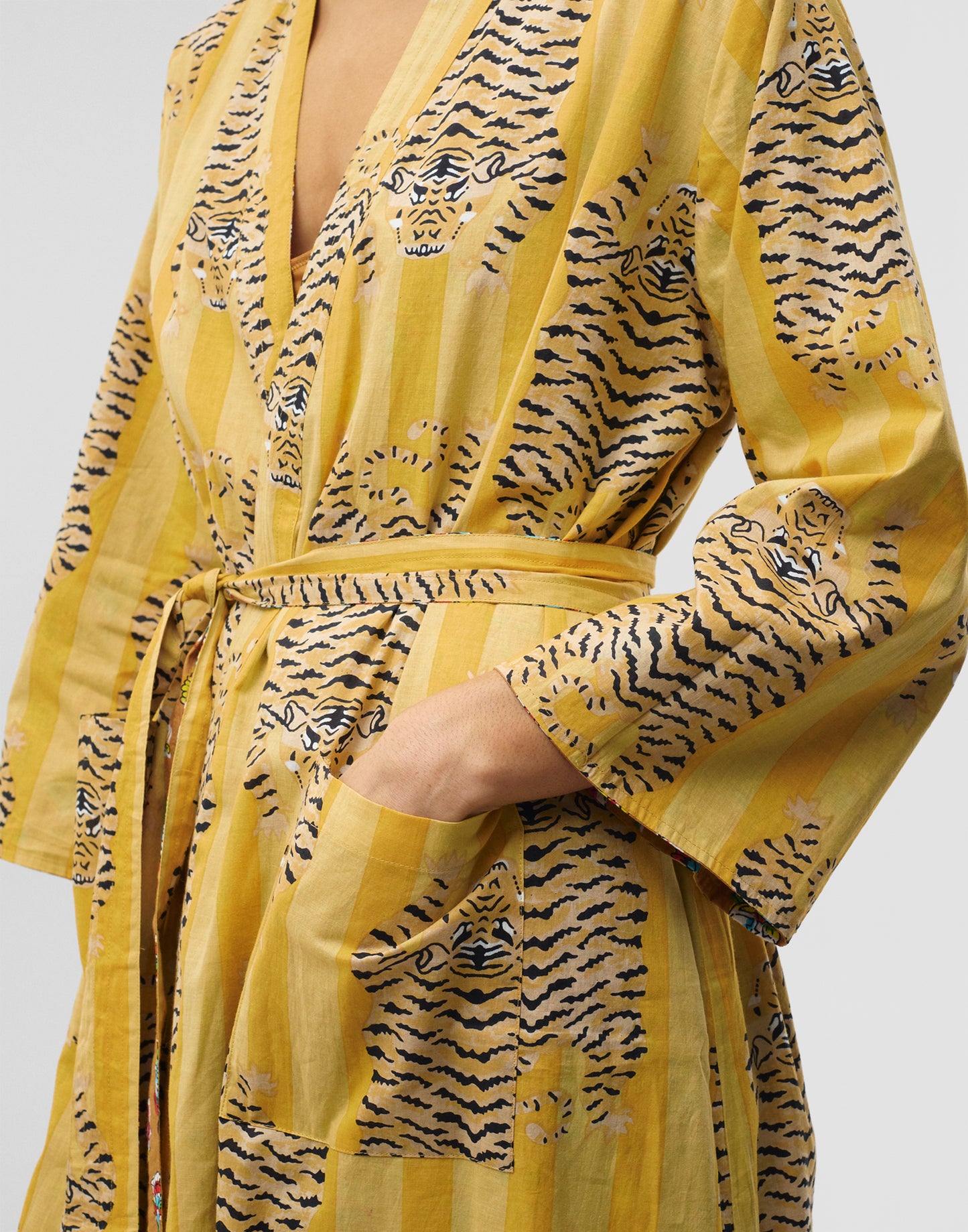 Kimono tigres reversible