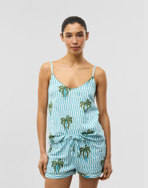 Pyjama à bretelles Jaya Summer Palms