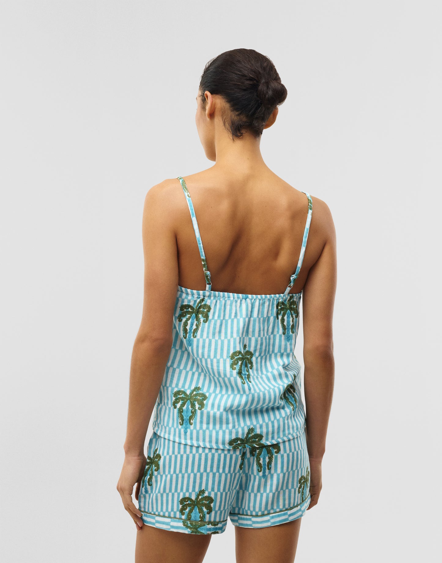 Pyjama à bretelles Jaya Summer Palms