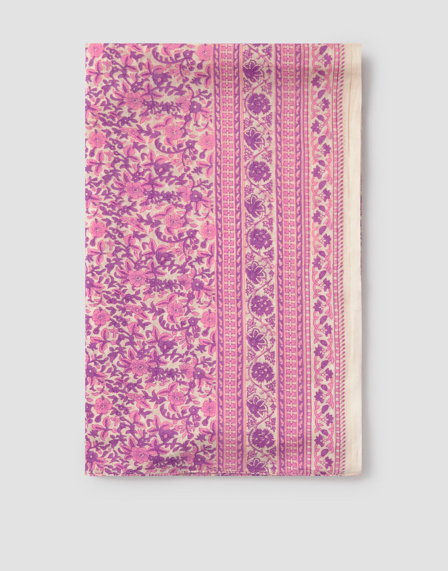 Pareo stampa fiori lilla
