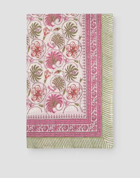 Pareo print palma flores