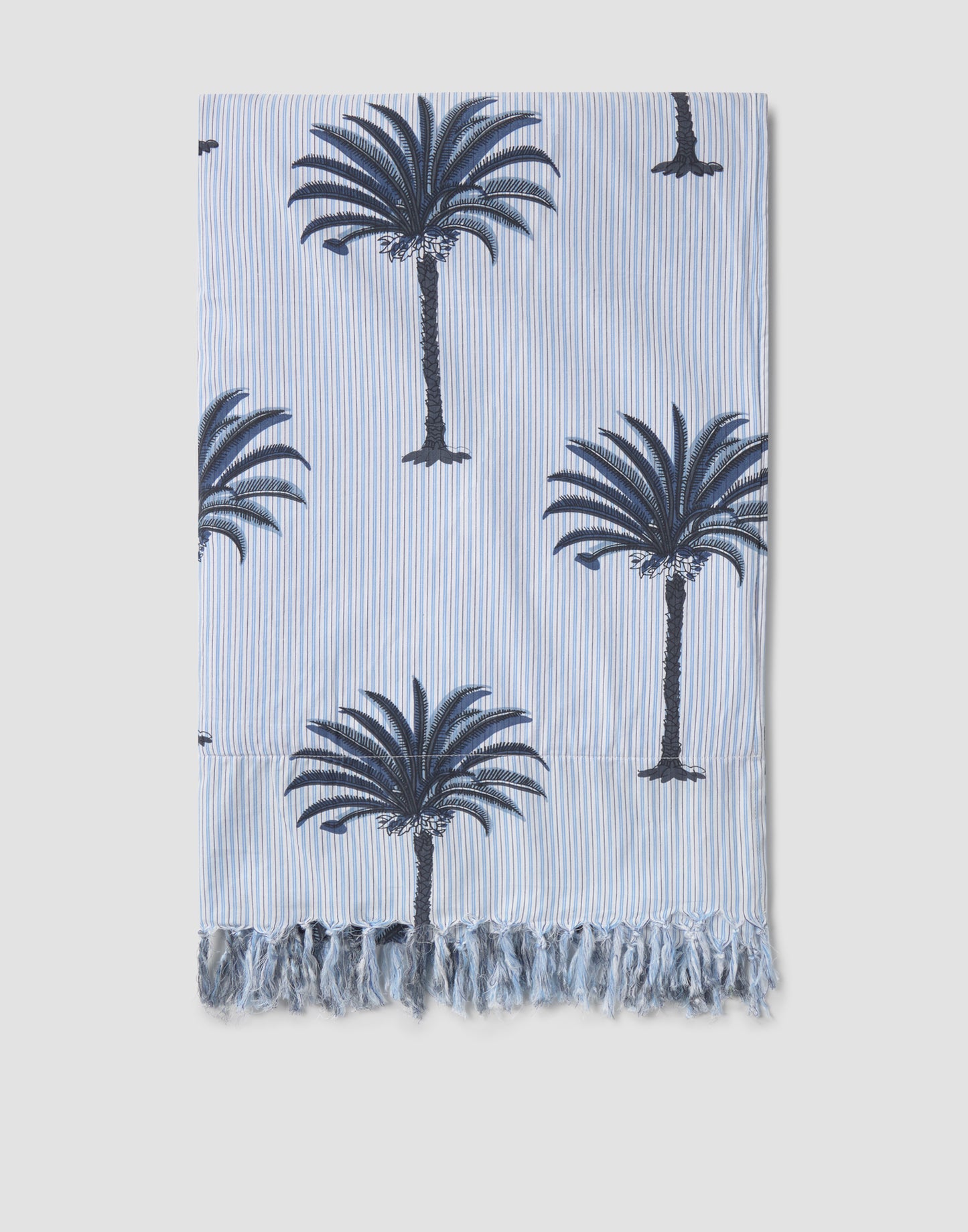 Pareo toalla palmera azul