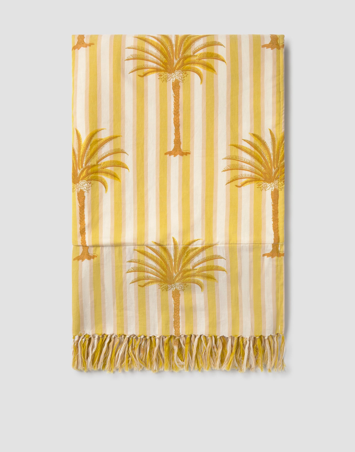 Pareo toalla palmera ocre