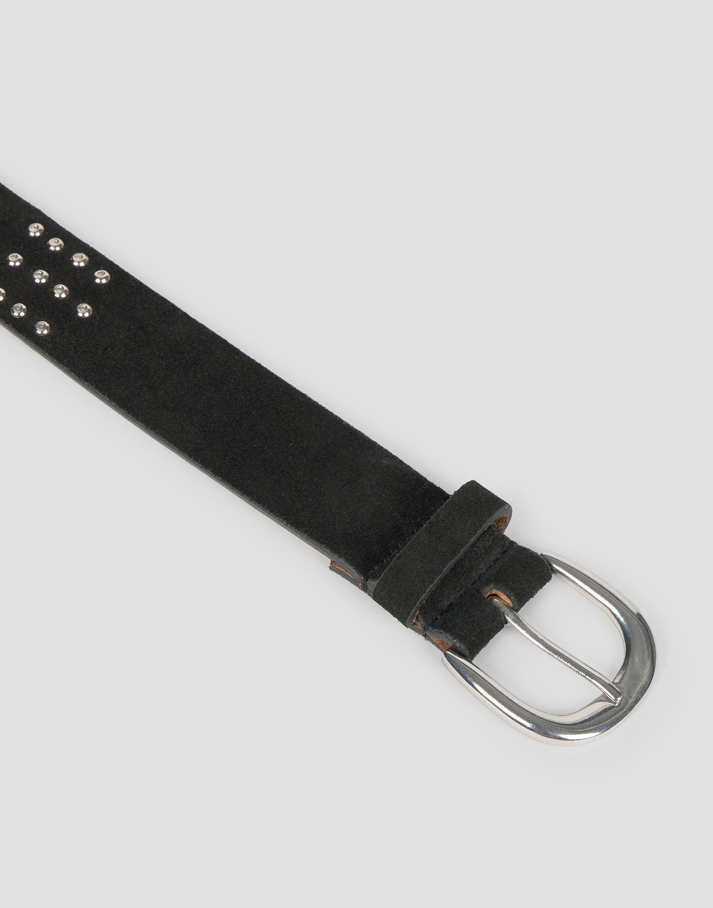 Wildledergürtel mit Nieten