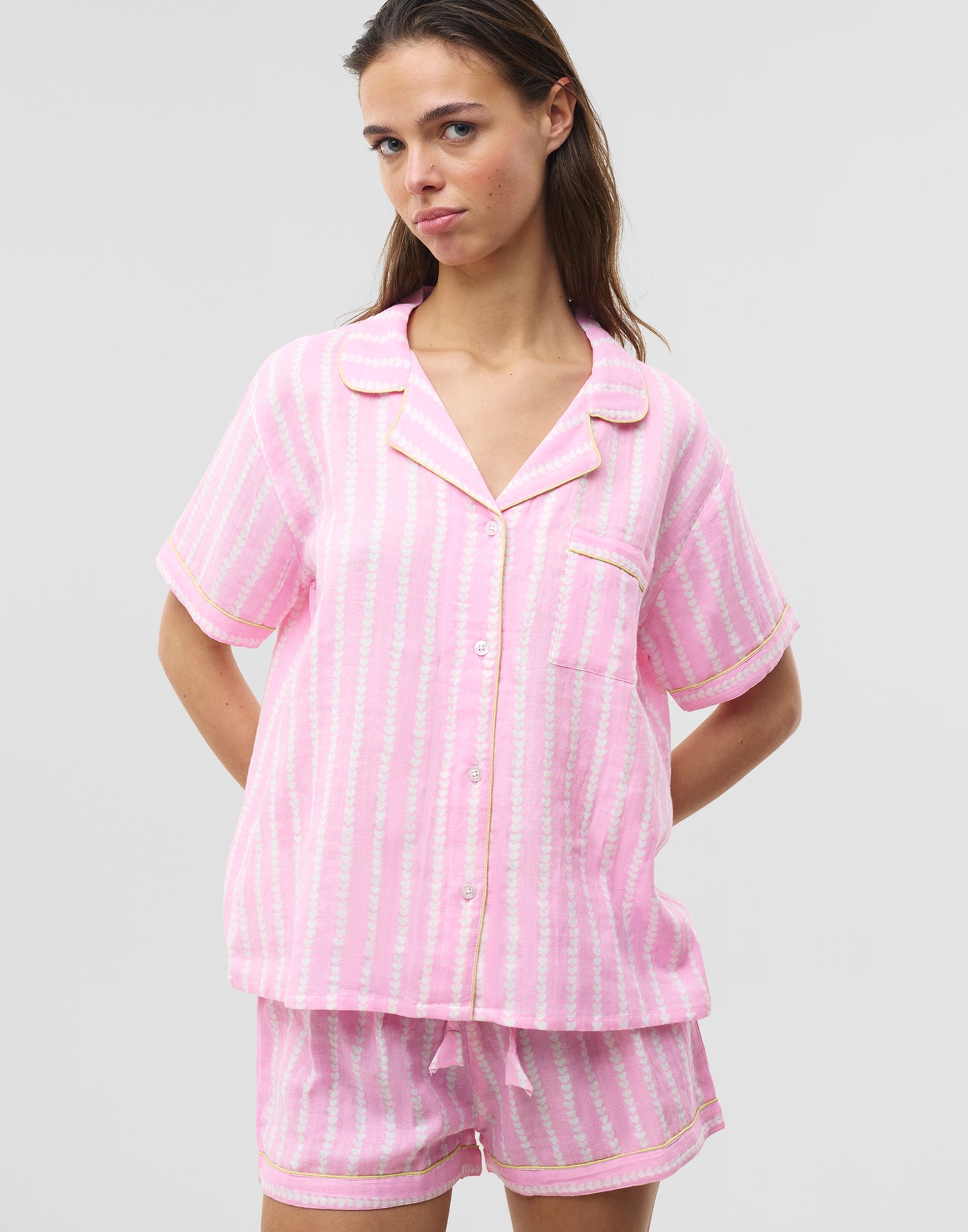 Pyjama court Jaya Summer Heart