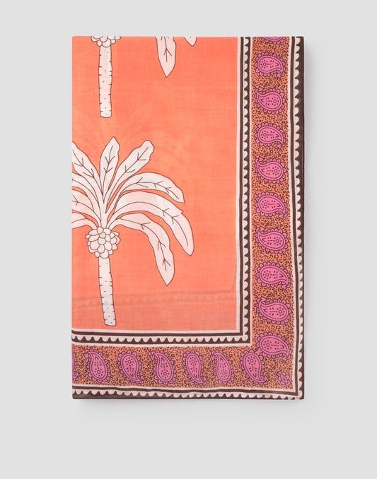Foulard palmier paisley
