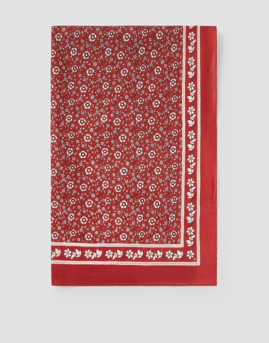 Pañuelo miniflor rojo