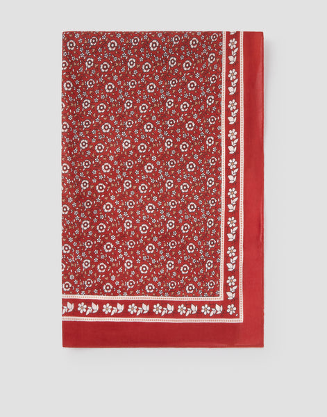Pañuelo miniflor rojo