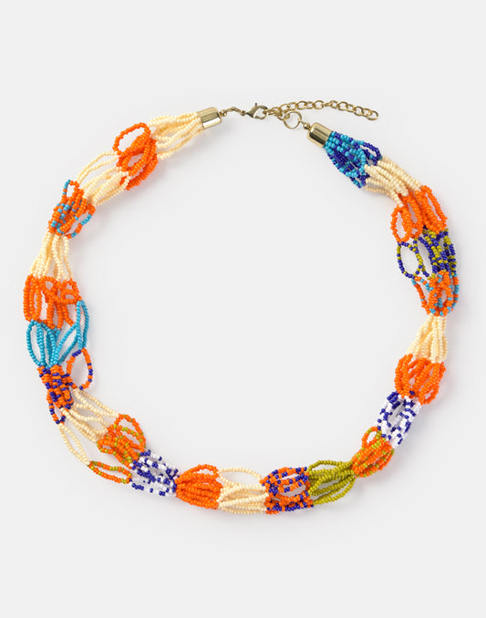 Collar étnico multibeads