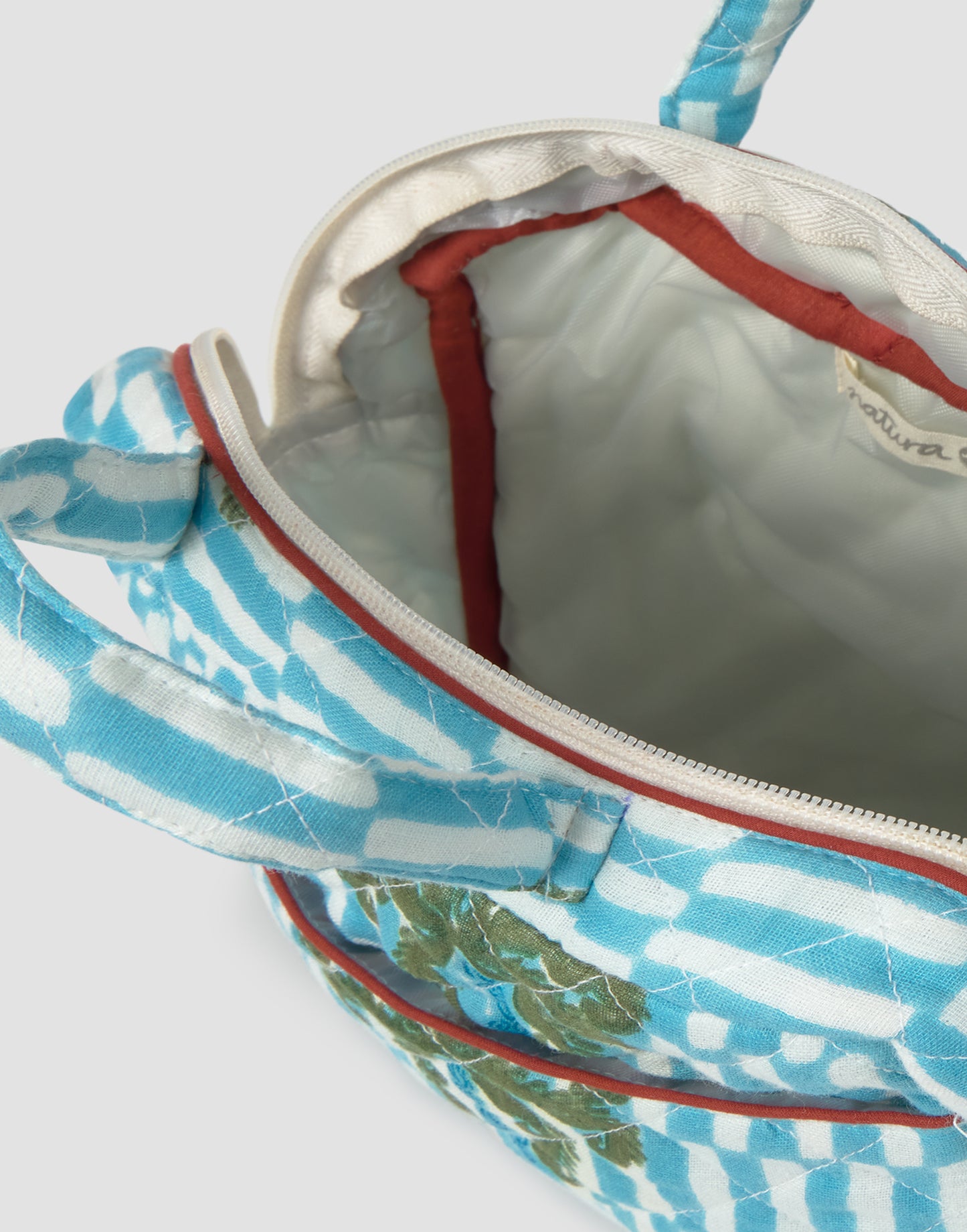 Kosmetiktasche mit Griffen Palms