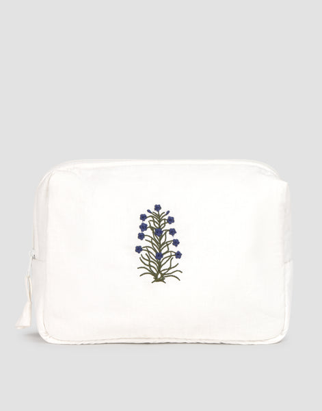 Kosmetiktasche Jaya Blumen-Siegel