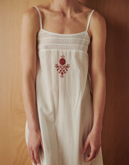 Camisón Jaya bordado