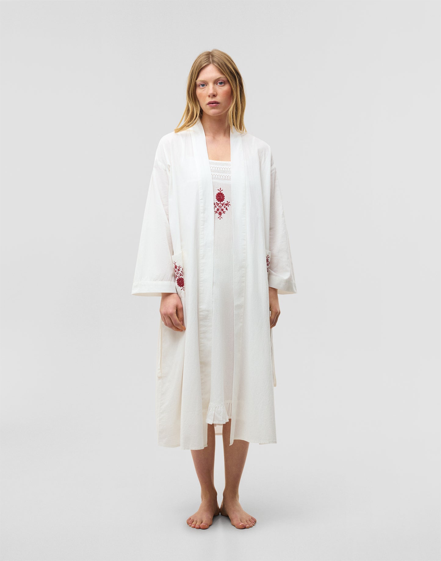 Nachthemd Jaya bestickt