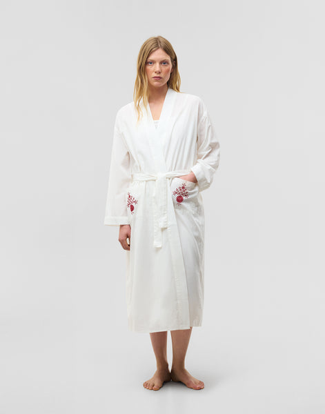 Kimono-Jacke Jaya bestickt