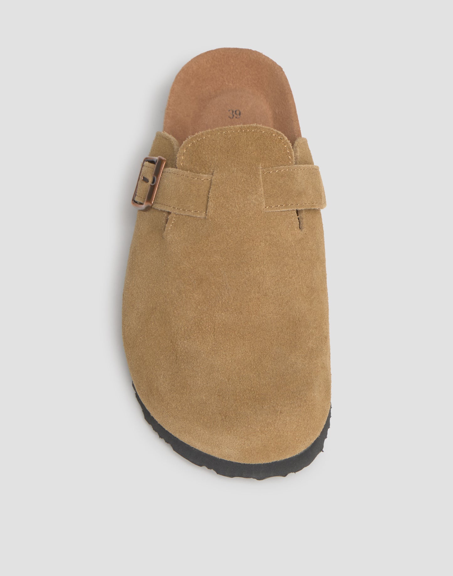 Zoccolo ergonomico uomo in pelle