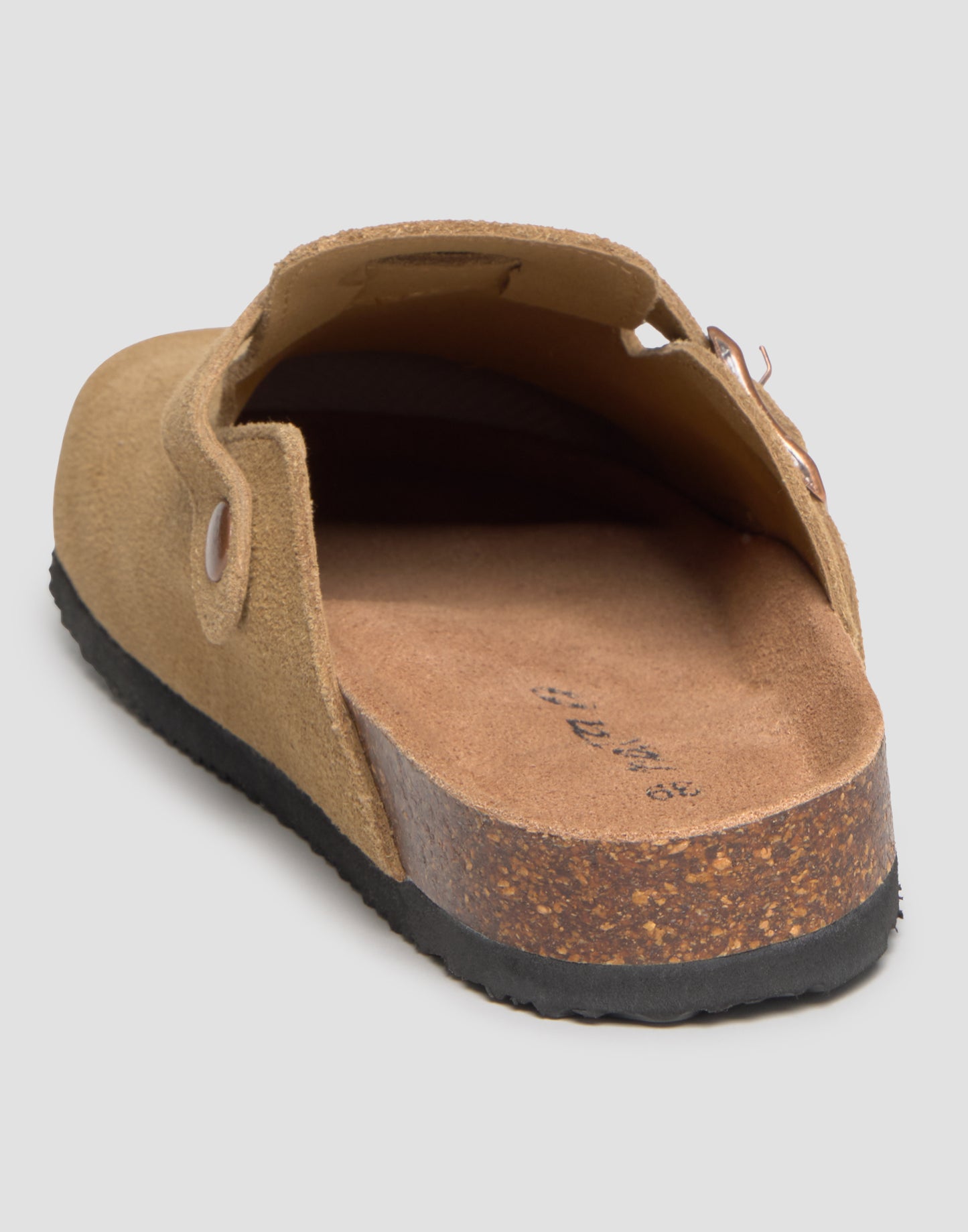 Zoccolo ergonomico uomo in pelle
