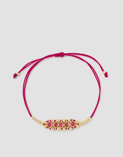 Pulsera beads piedra