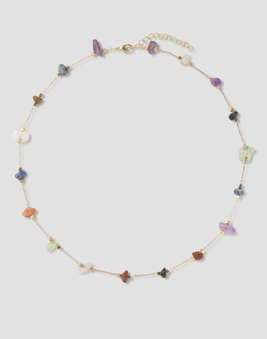 Collar multipiedras