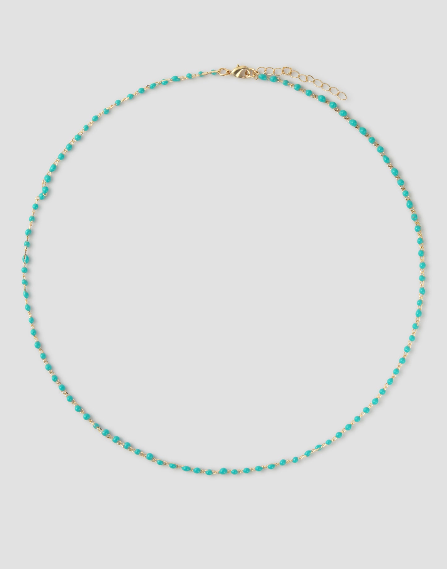 Collar bolitas engarzadas